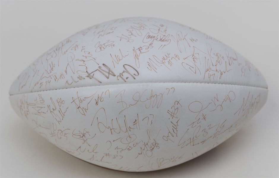 2002-2003 Tampa Bay Buccaneers Signed Football (Super Bowl Champions) - 50+ Autographs Inc. Lynch and Brooks